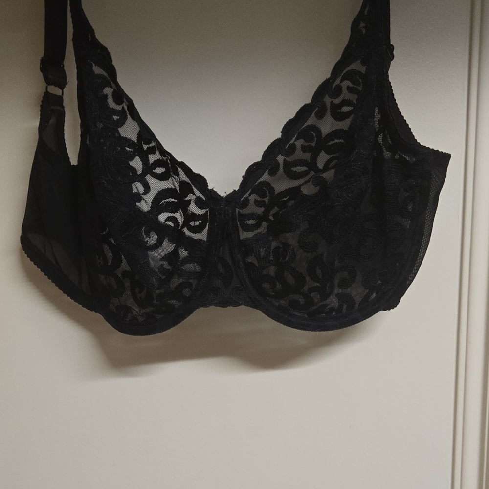 Wacoal Black Sheer Lace Bra